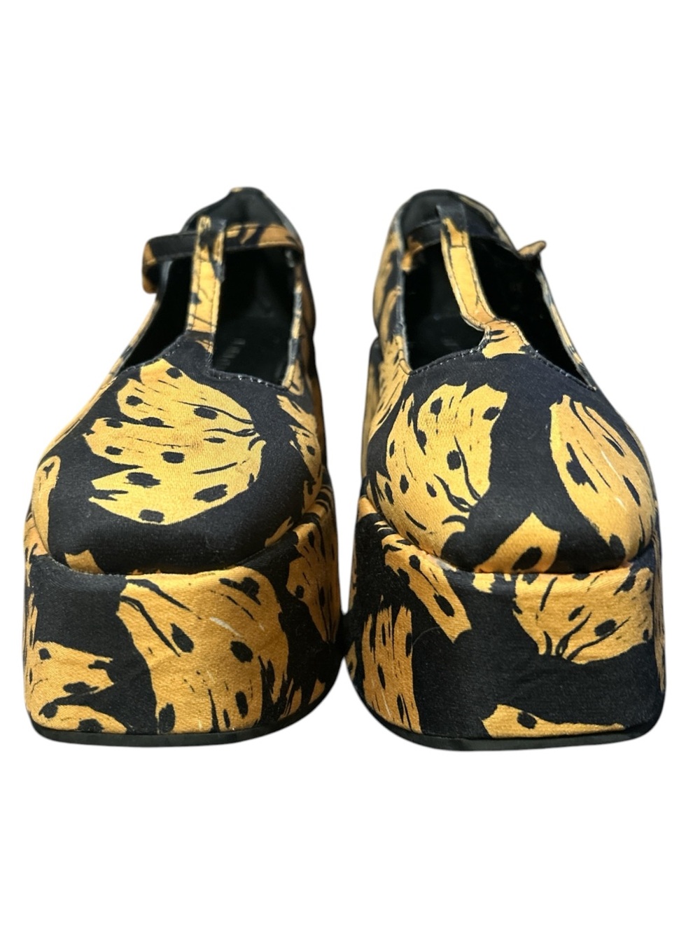 Farm Rio Black Bananica Bunch Platform Ballerina Mary Jane / Women’s Sz 7.5 US - Picture 4 of 14